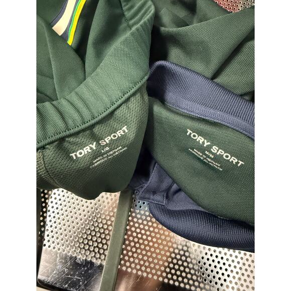 Tory Burch Sport Tennis Outfit Women's M/L Polo Shirt Skort Green - Picture 3 of 5